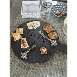 Tabla redonda mango Bon Apetit