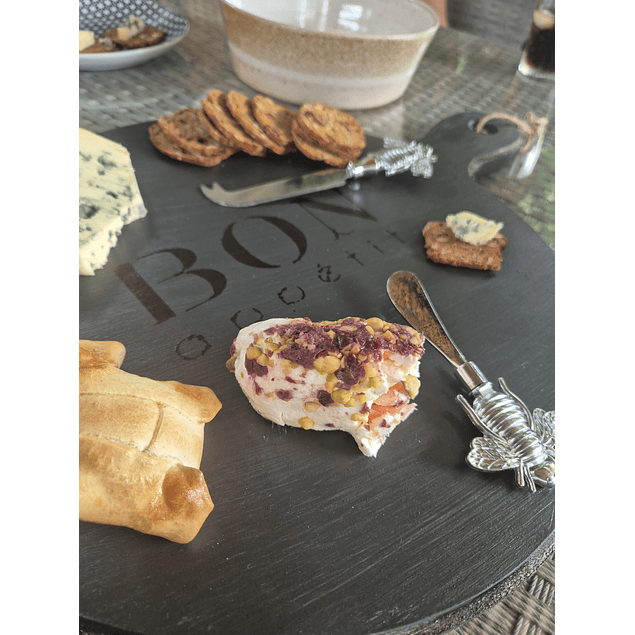 Tabla redonda mango Bon Apetit