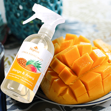 Aromatizante de ambientes 500mL: Mango y Ananá (incluye gatillo) 1