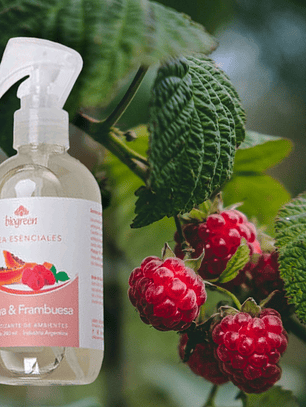 Aromatizante de ambientes 500mL: Papaya y Frambuesa (incluye gatillo)