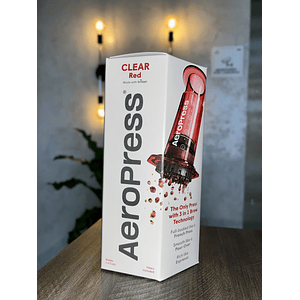 AeroPress Clear Red