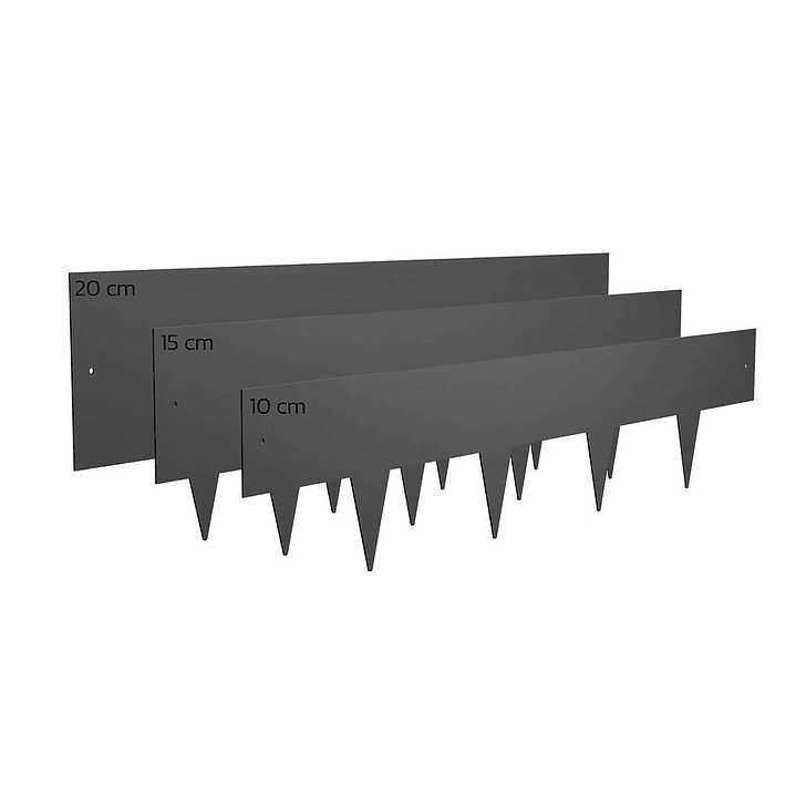 Solerilla / Bordura metálica sencilla - 1 metro 5