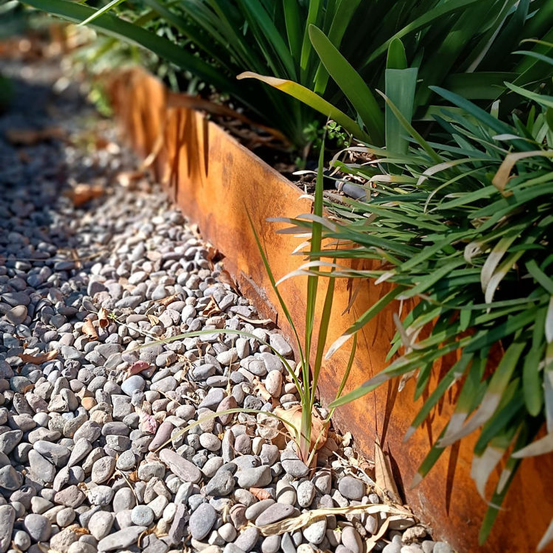 Solerilla / Bordura metálica sencilla - 1 metro 3