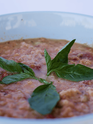 Crema & Sopa de Tomate/Albahaca