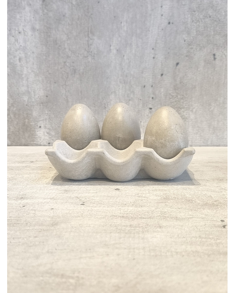 Huevera 6 huevos Hormigon