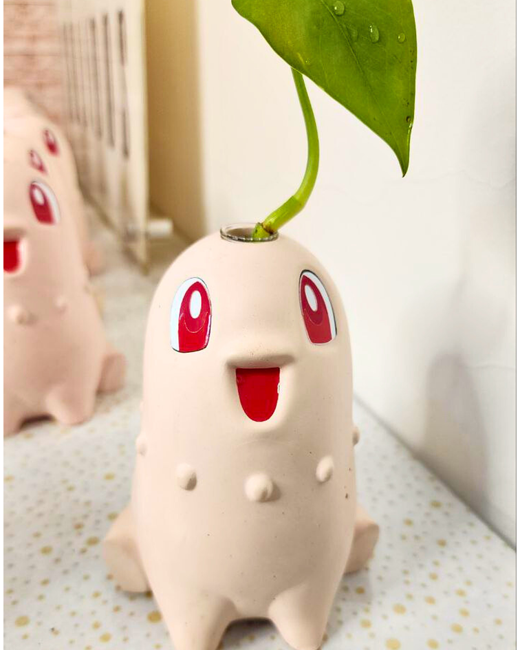 Macetero Pokemon Chikorita