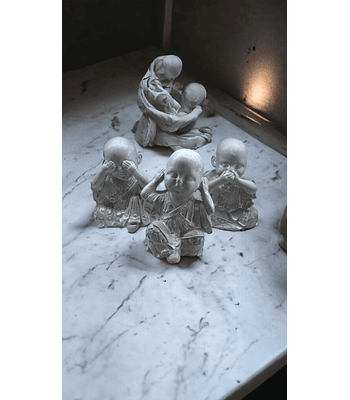 Esculturas Trio de Budas