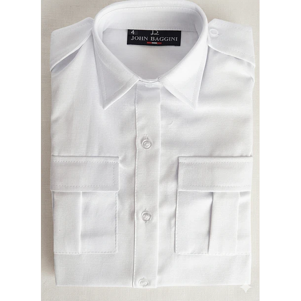 Camisa/Blusa Blanca – Manga Corta