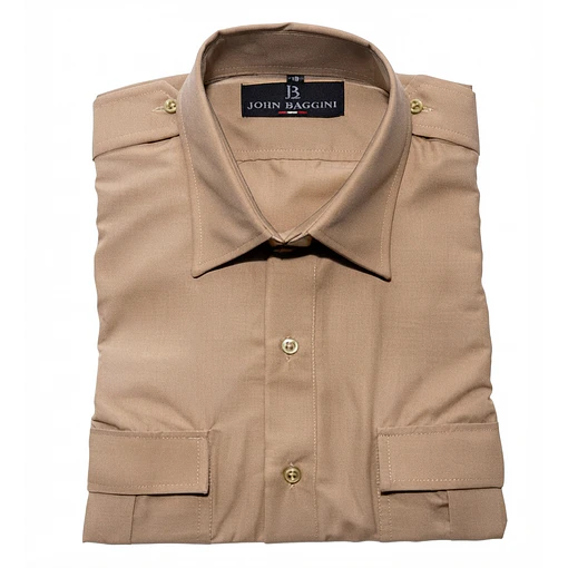 Camisa/Blusa Conquistadores Caqui - Manga Corta