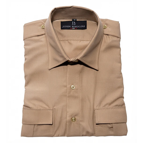 Camisa/Blusa Caqui - Manga Corta