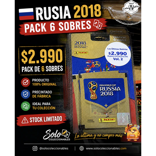 Pack Rusia 2018