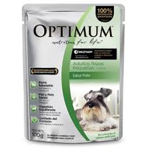 Optmum Pounch Perro Raza Pequeña x 12 Unidades