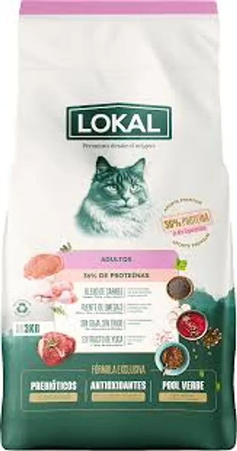 Alimento Balanceado Lokal Gato Adulto x 7.5kg