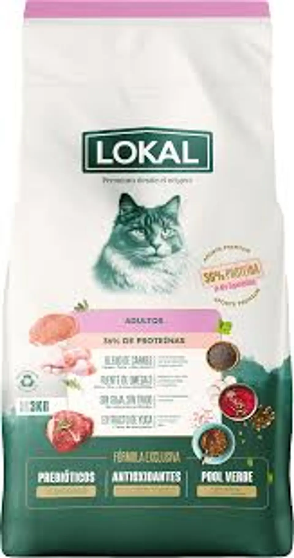 Alimento Balanceado Lokal Gato Adulto x 7.5kg 1