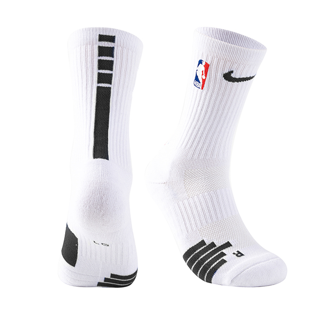 Calcetín Nike Elite NBA Blanco/Negro