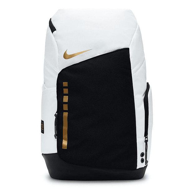 Mochila Básquetbol Nike Hoops Elite  White/Gold 1