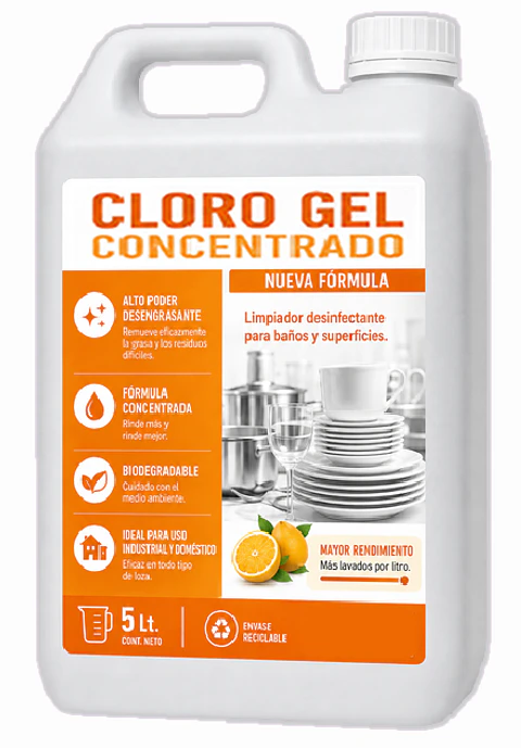 CLORO GEL 5 LT