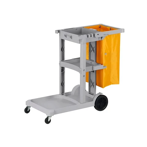 CARRO PORTA ELEMENTOS C/TAPA Y BOLSA - GRIS