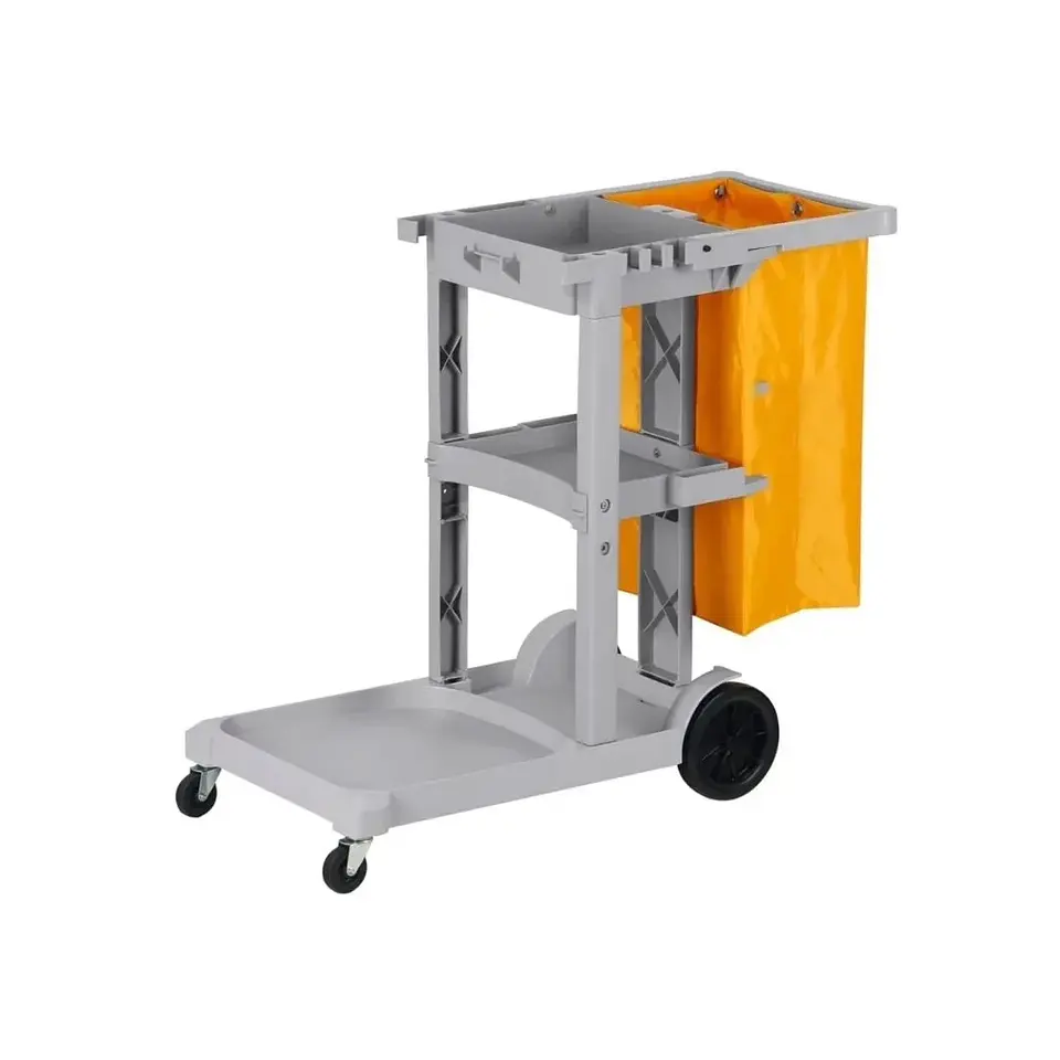 CARRO PORTA ELEMENTOS C/TAPA Y BOLSA - NEGRO 1