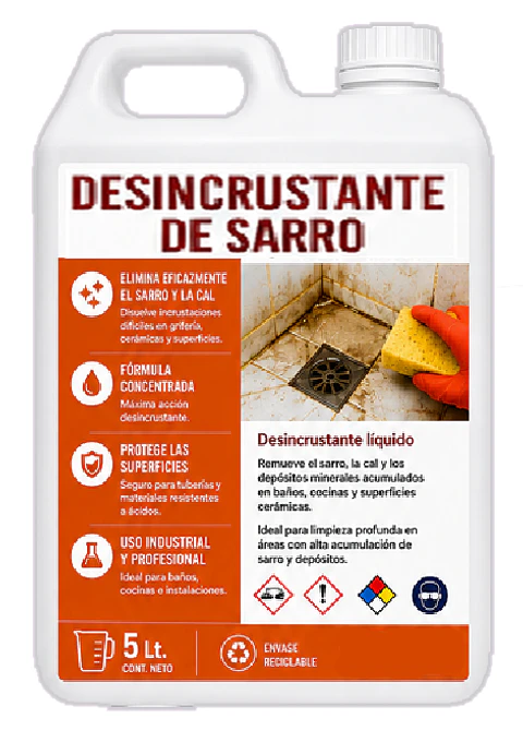 DESINSCRUSTANTE DE SARRO 5 LTS
