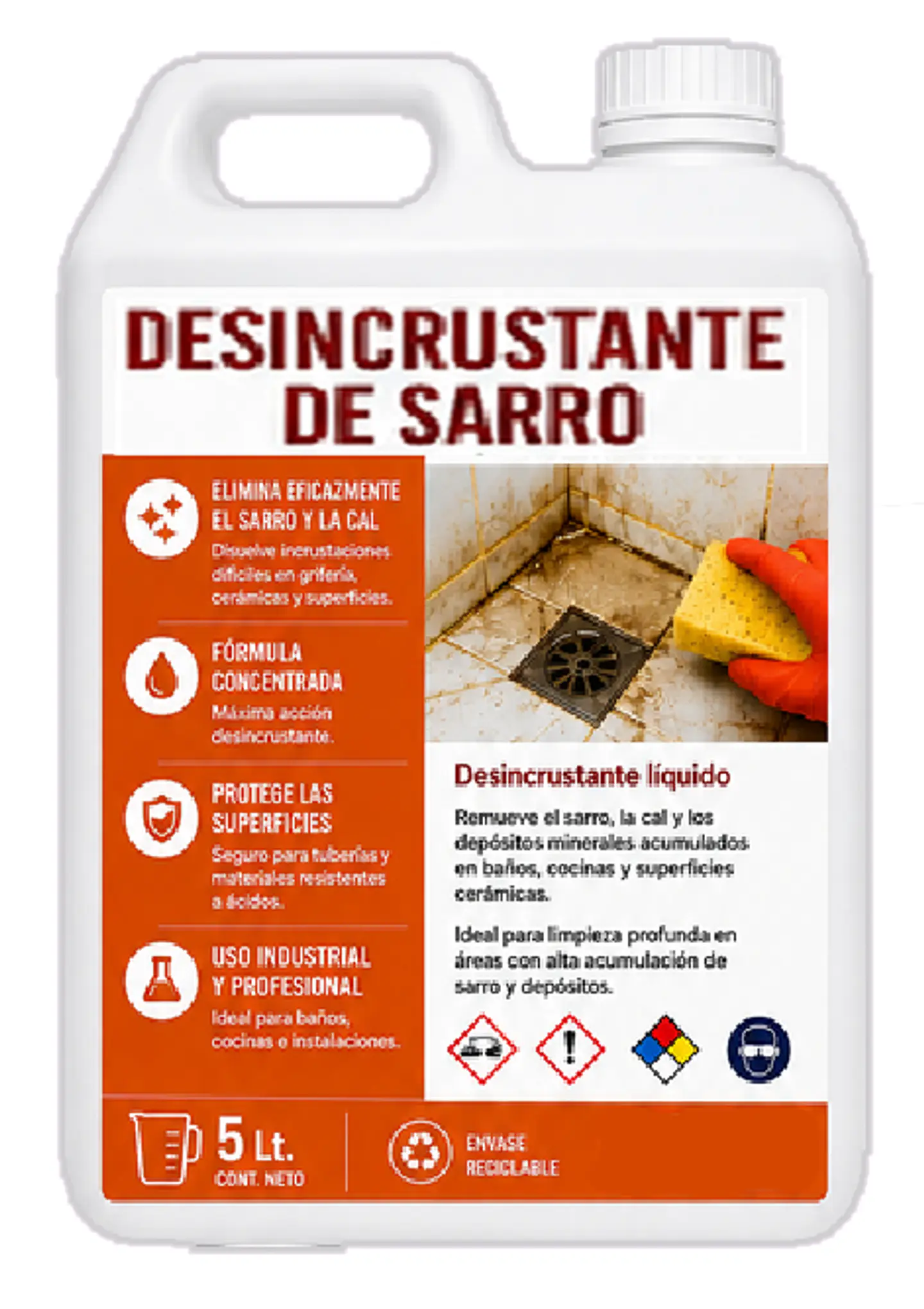 DESINSCRUSTANTE DE SARRO 5 LTS 1