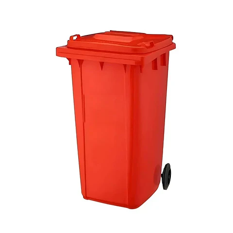BASURERO CONTENEDOR 360 LTS CON RUEDAS AMARILLO