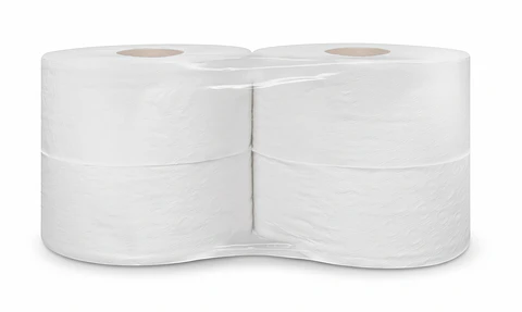 PAPEL HIGIENICO INDUSTRIAL HOJA SIMPLE 500 MTS 4 ROLLOS