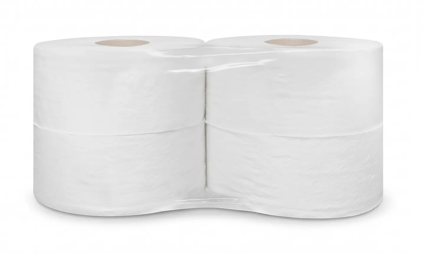 PAPEL HIGIENICO INDUSTRIAL HOJA SIMPLE 500 MTS 4 ROLLOS 1