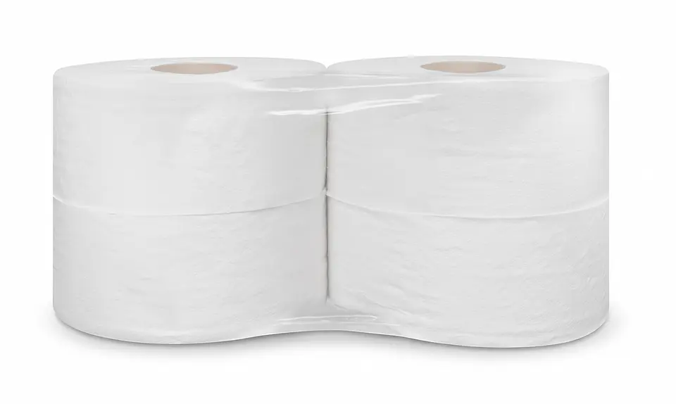 PAPEL HIGIENICO INDUSTRIAL HOJA SIMPLE 500 MTS 4 ROLLOS 1