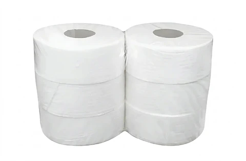 PAPEL HIGIENICO INDUSTRIAL HOJA SIMPLE 500 MTS 6 ROLLOS