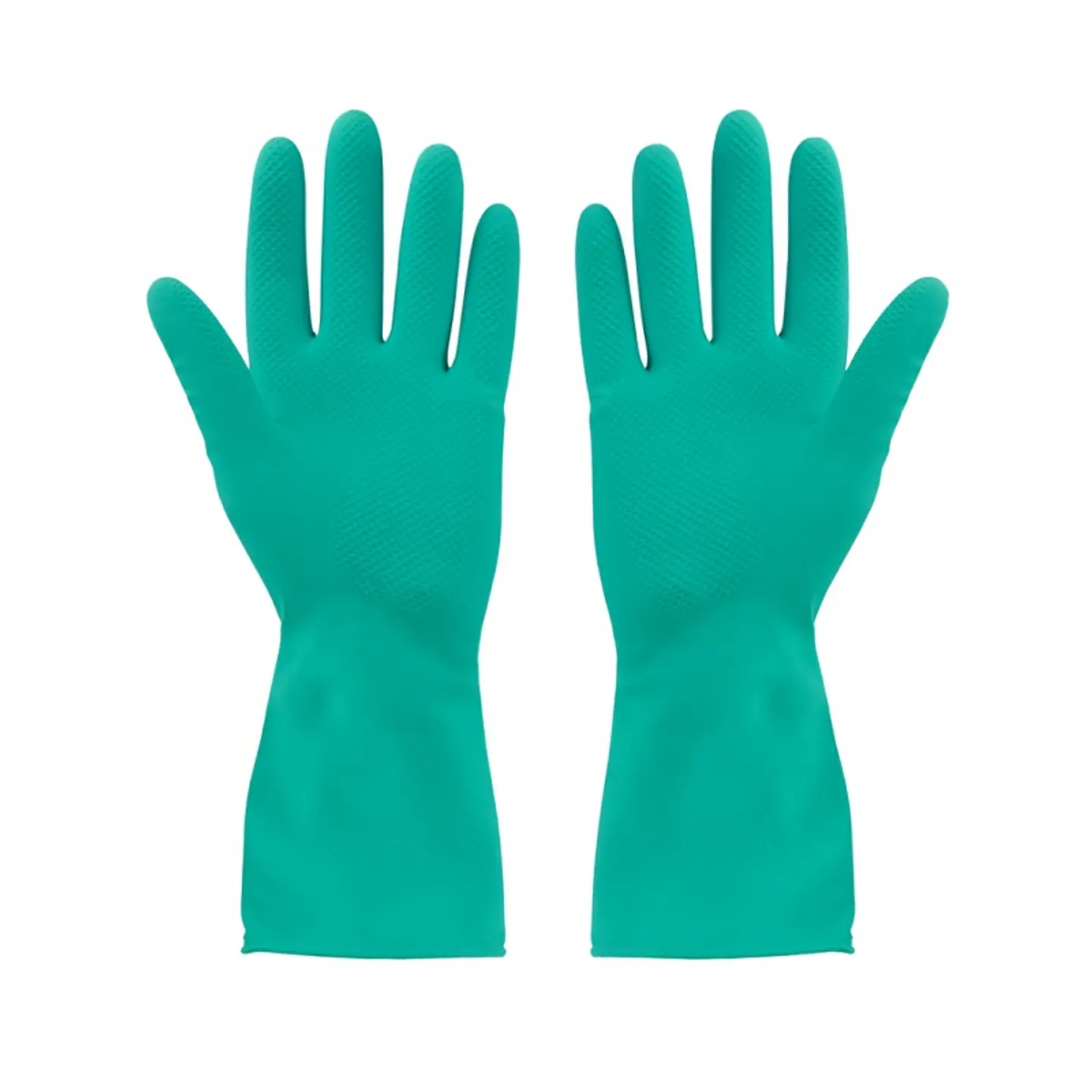 GUANTE INDUSTRIAL DE NITRILO HEAVY DUTY TALLA S VERDE 1