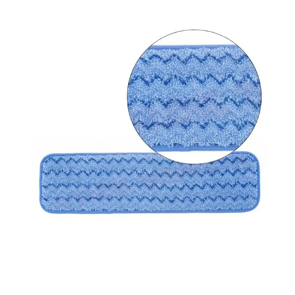 REPUESTO MOPA HUMEDA PLANA DE MICROFIBRA 60 CM AZUL 1