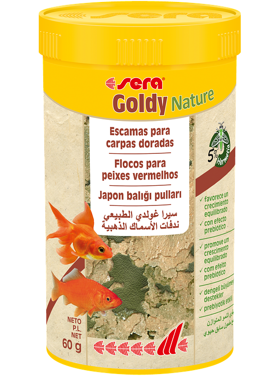 Sera Goldy Nature 250ml (60gr)