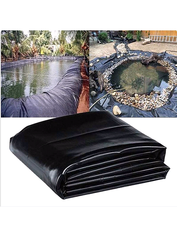 Geomembrana de PVC 1.0mm metro cuadrado (NEGRA).