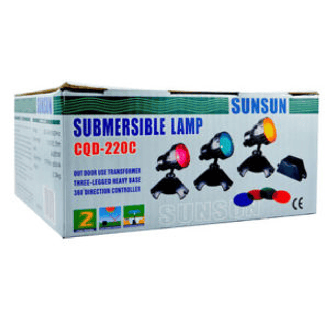 SunSun, Focos sumergibles CQD 220-C, 3 focos