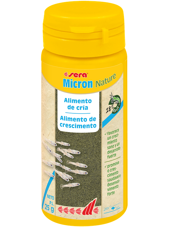 Sera Micron 50ml (25gr) Para crías ovíparas 