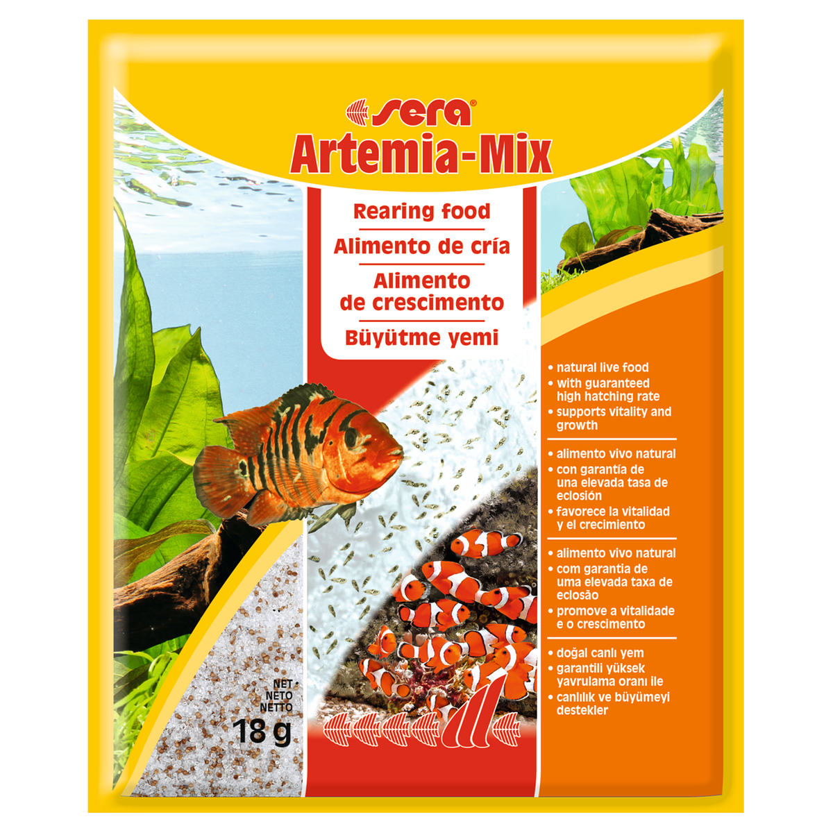 Sera Artemia Mix Sachet 18gr
