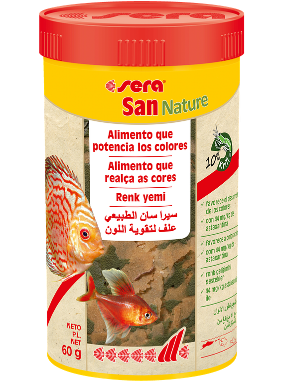 Sera San Nature 250ml (60gr)