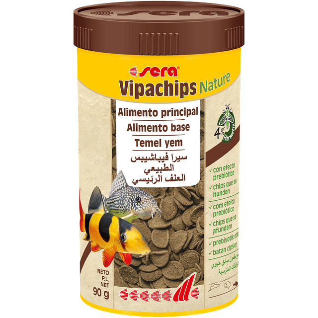 Sera Vipachips Nature 250ml - 90gr 