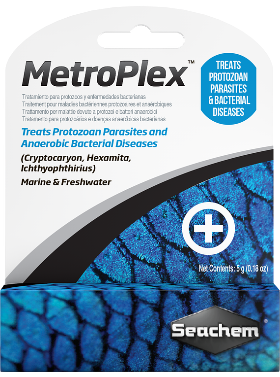 Seachem Metroplex 5gr (Bacterias/Parásitos)