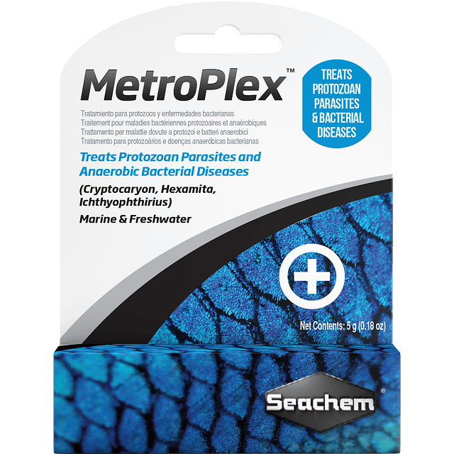 Seachem Metroplex 5gr (Bacterias/Parásitos)