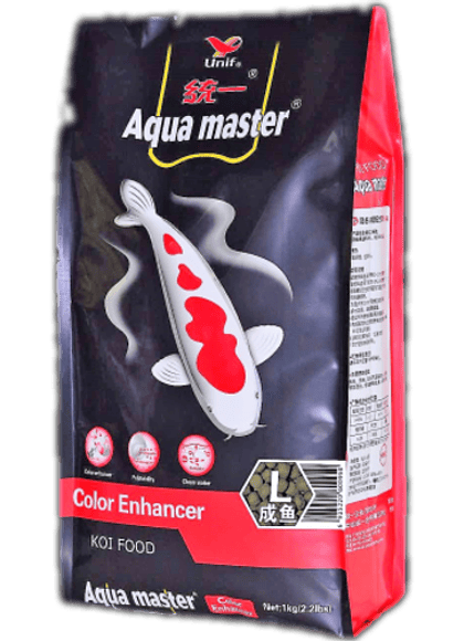 Aqua Master, Alimento Premium Koi Color L 1kg (7,3-7,7mm)