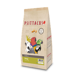 PSITTACUS ALIMENTO AVES OMEGA GUACAMAYOS, YACOS, YOU-YOU CACATUAS ECLECTUS 3Kg