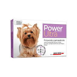 Power Ultra 2 A 4 Kg Pipeta Perro Anti Pulgas Garrapatas