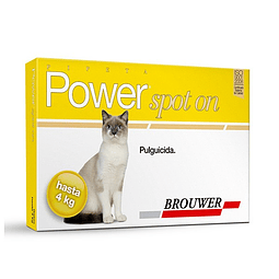 Power Spot on hasta 4 Kg Pipeta Gato Anti Pulgas 