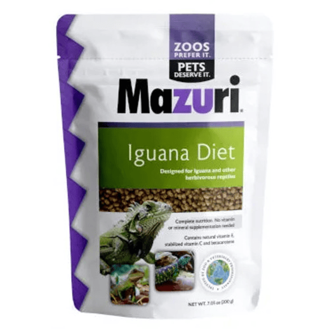 Mazuri Iguana y Reptiles Herbivoros Iguana Diet 200 gr