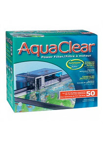 AquaClear Filtro Mochila #50 Acuarios de hasta 190 lt 