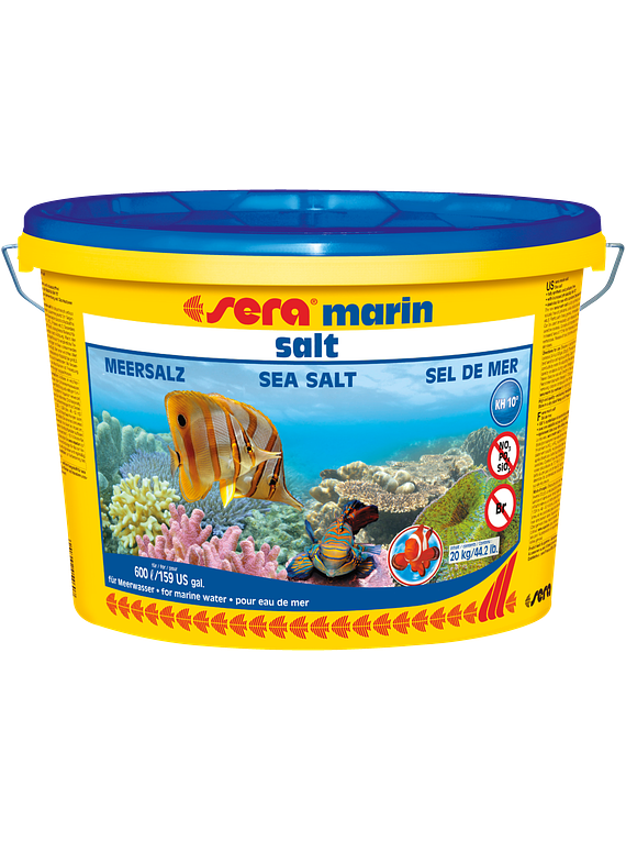 Sera Marin Basic Salt 20 kg para 600 lt