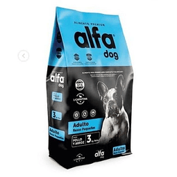 Alfa Dog Premium Adulto Raza Pequeña 3 kg 