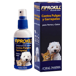 FiproKill Spray 50ml Contra Pulgas Garrapatas